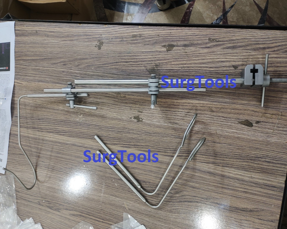 Laparoscopic Nathanson Liver Retractor with 3 Hooks Surgical Laparo Instruments