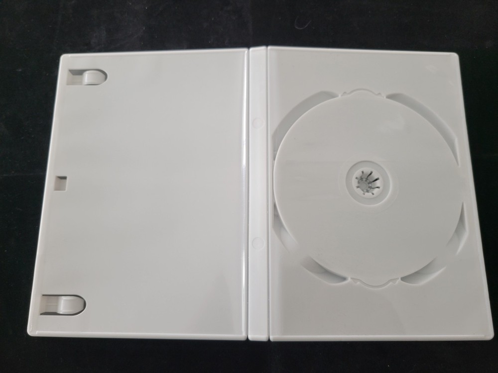Empty WHITE Solid Standard DVD Storage Cases Lot of 20
