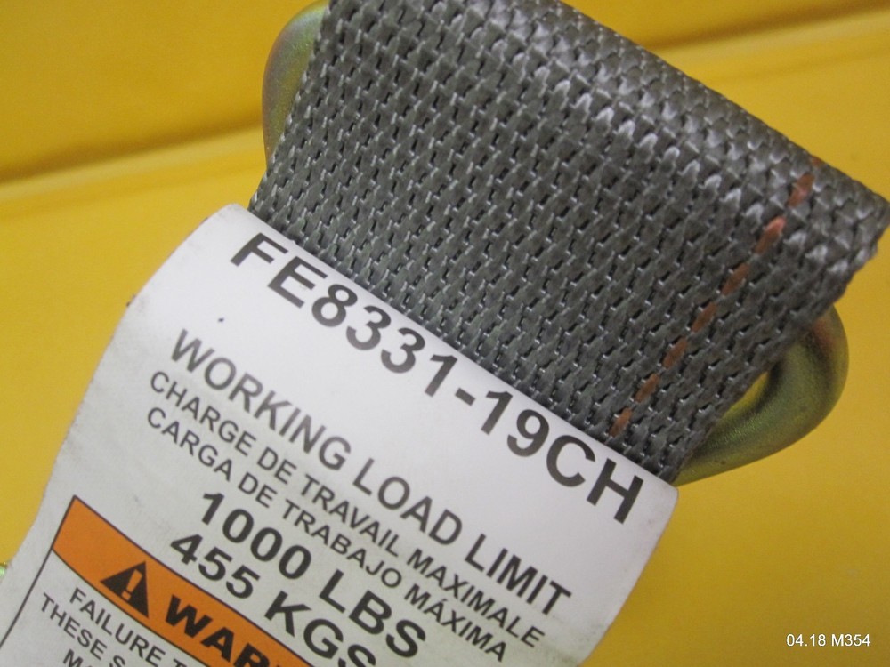 One (1) Kinedyne 2" E-Track Tie-Down Strap w/ D-Ring