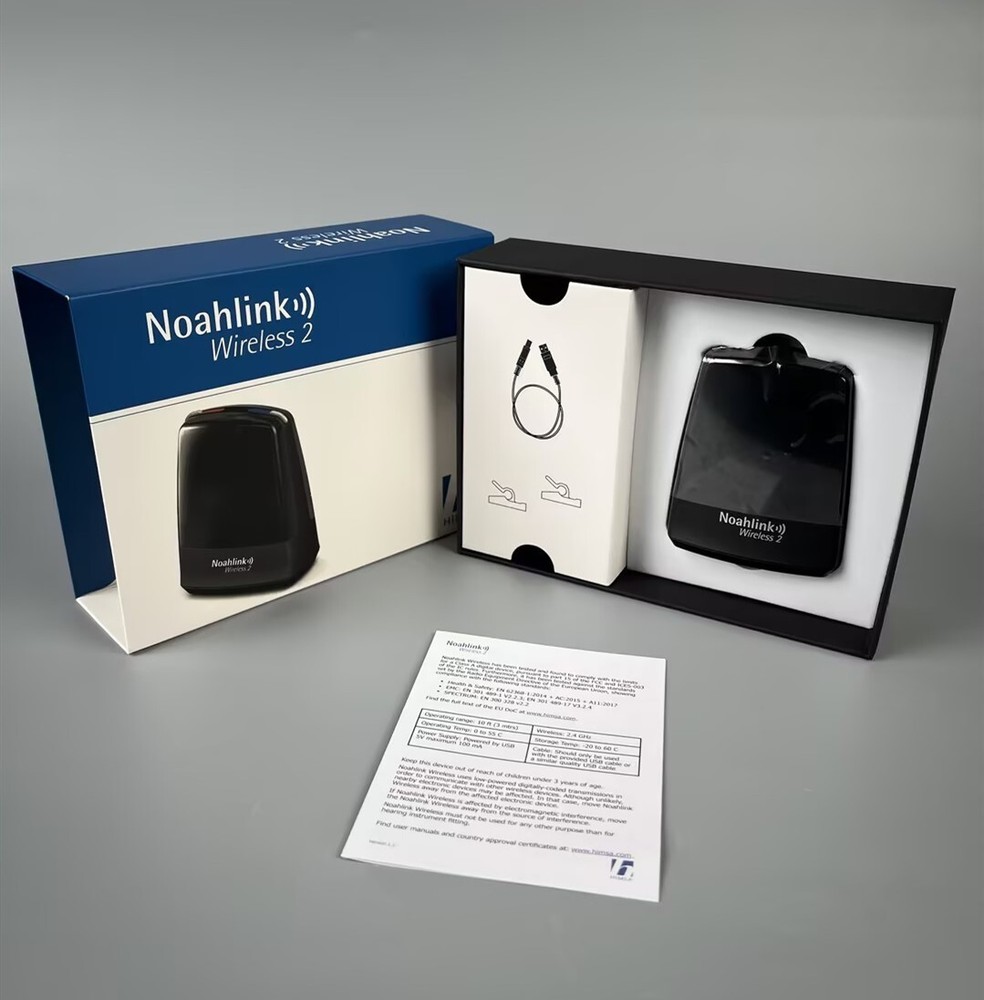 New Noahlink Wireless 2 Programmer Bluetooth Programming Box for Hearing Aid