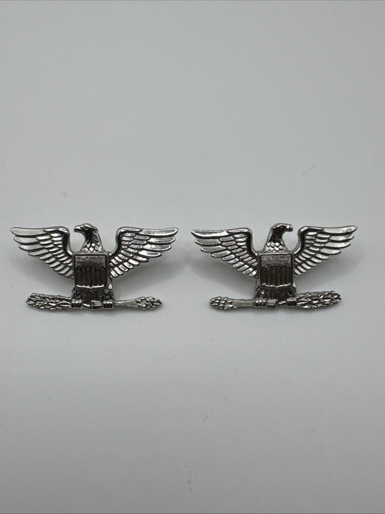 WWII US Army WW2 Colonel Pins Pinback