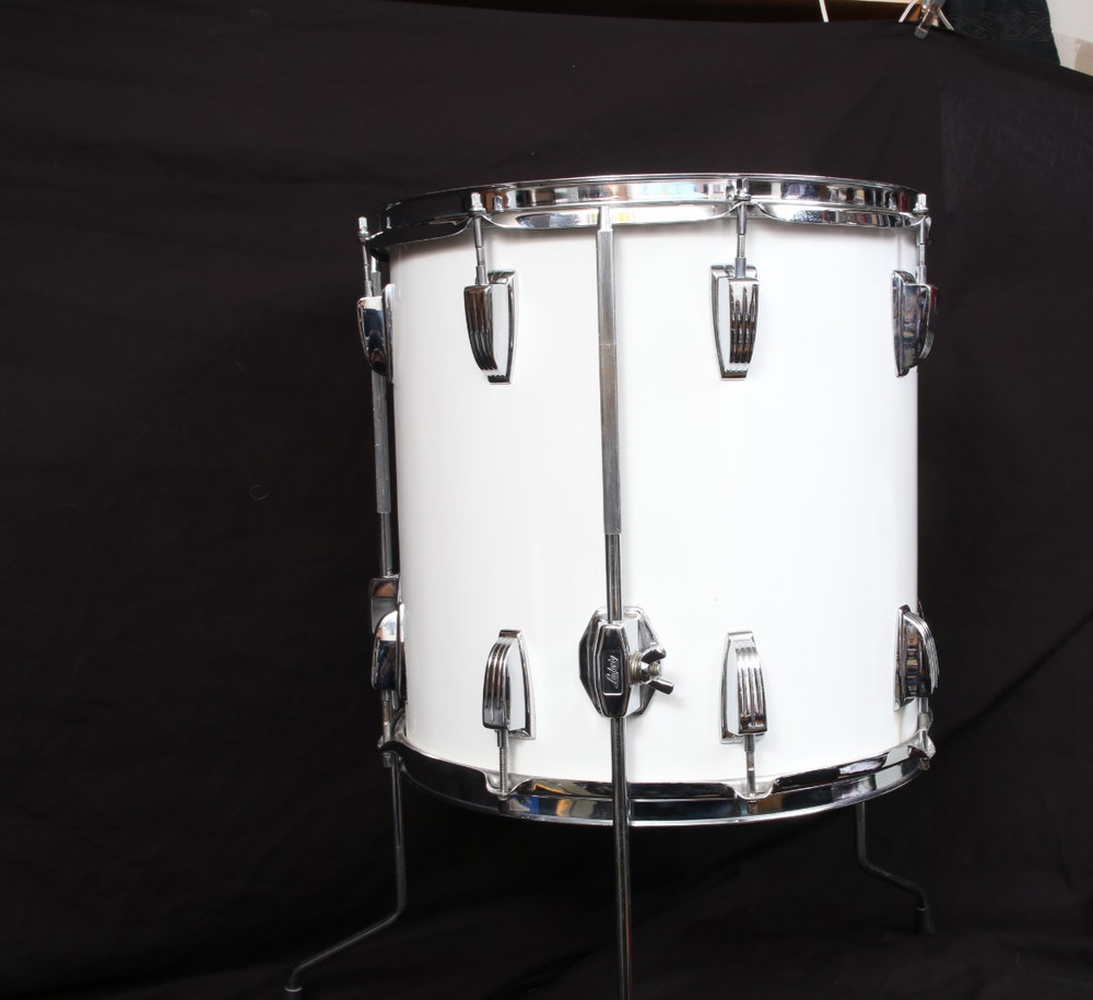 1970'S Ludwig 14" Floor Tom - White Cortex