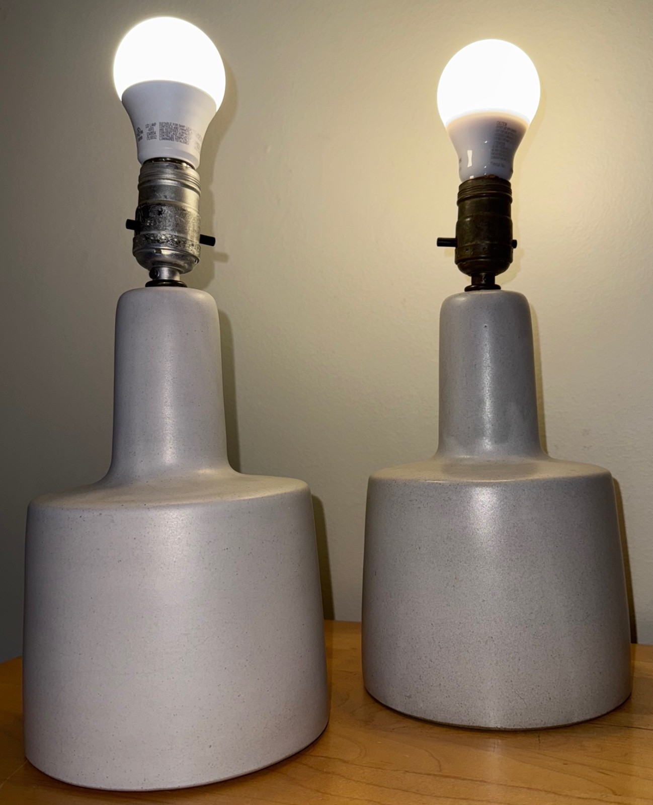 Vintage MCM MARTZ Ceramic Lamps Mid Century Modern Lighting 60s Marshall Studios