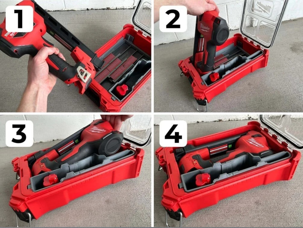 Milwaukee Packout M12 Cable Stapler Insert Tray M12BCST-0