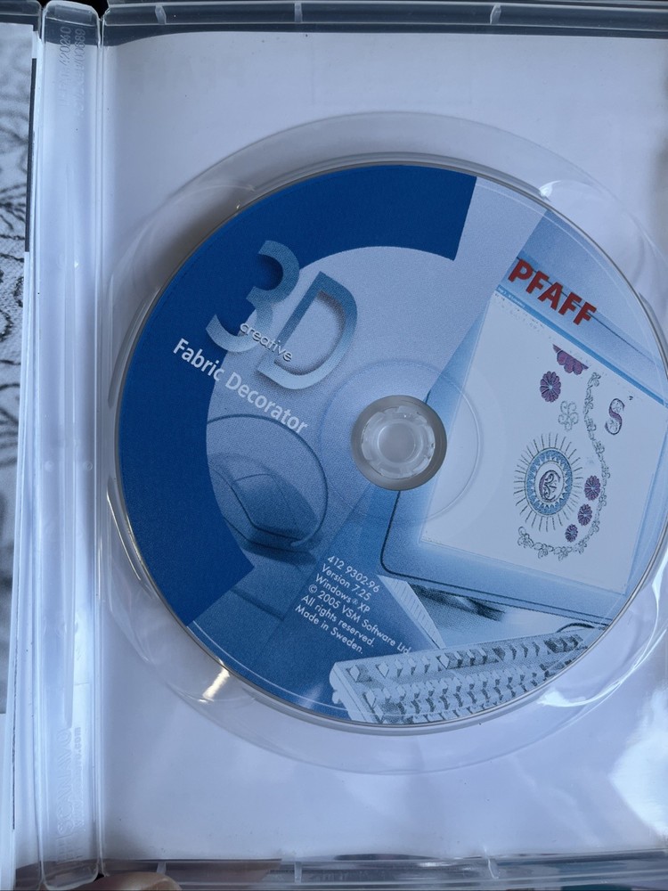Pfaff 3D Creative Fabric Decorator - 3D Embroidery System - Sealed New