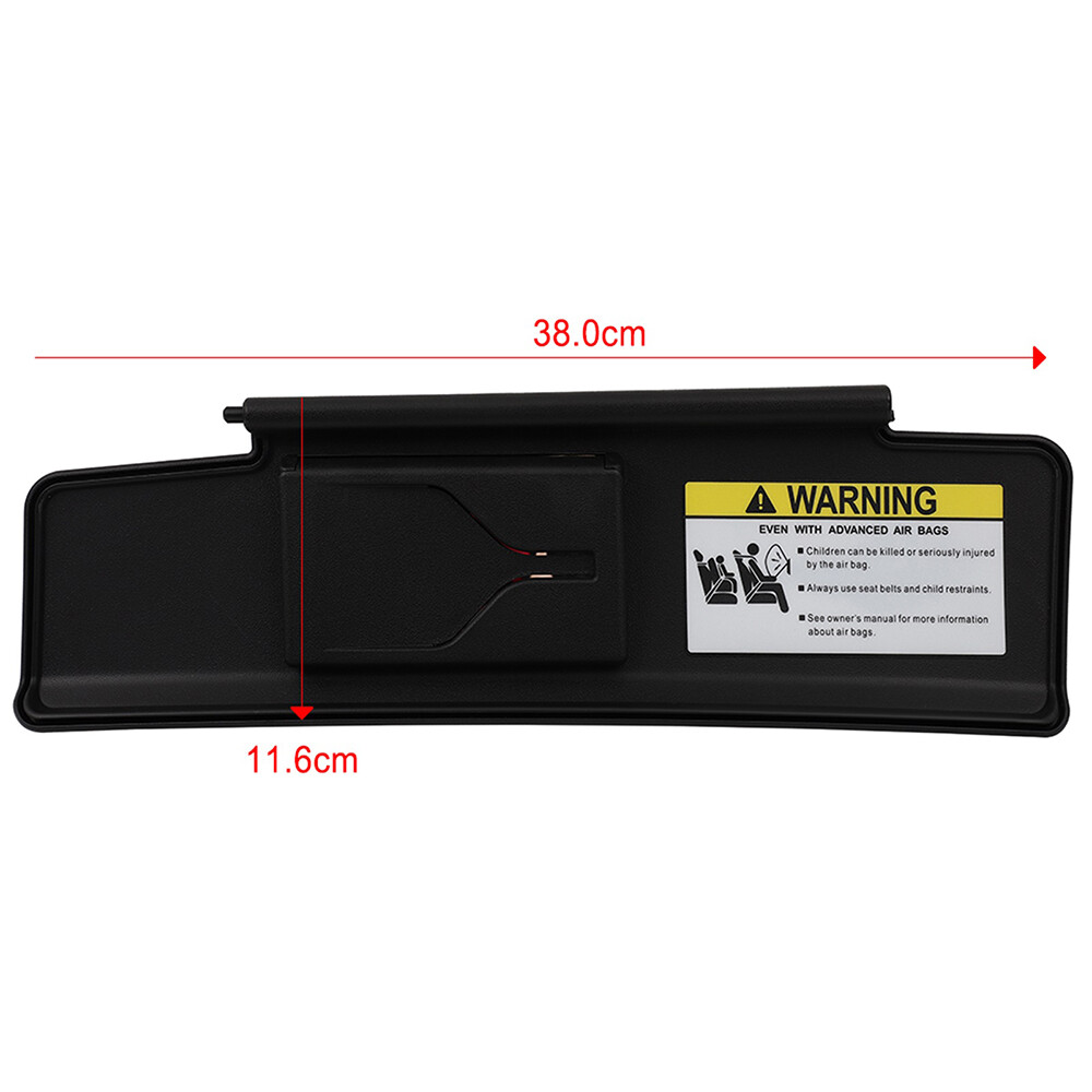 Left Driver Side Sun Visor Black For 2006-2015 Mazda MX-5 Miata