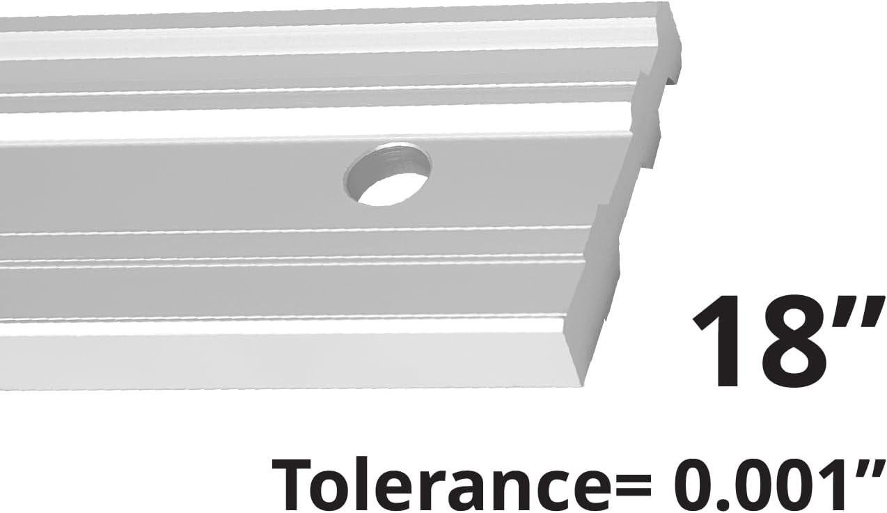 Precision .001'' Aluminum Straight Edge - Ideal for Machinists and Woodworkers