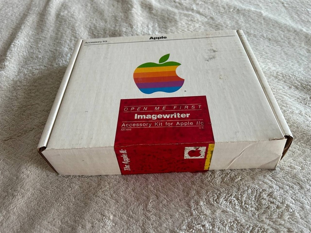 Macintosh Imagewriter Accessory Kit for Apple IIc. A2C4515 Vintage software 1984