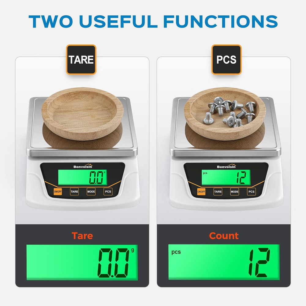 Digital Scale 0.1 Gram Accuracy Precision Lab Scale 6000G Scientific Digital