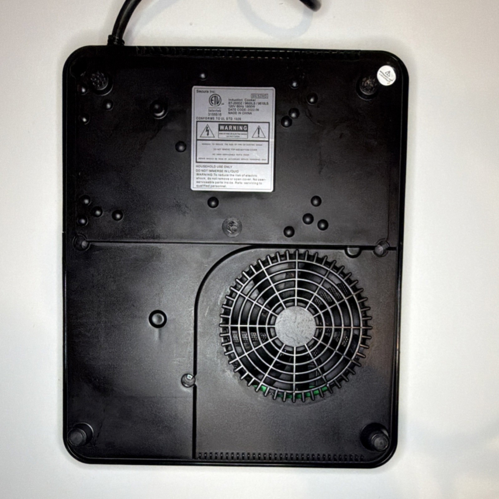 Duxtop Induction Cooktop Portable Burner Tested Working Fast Heat SN:52WD