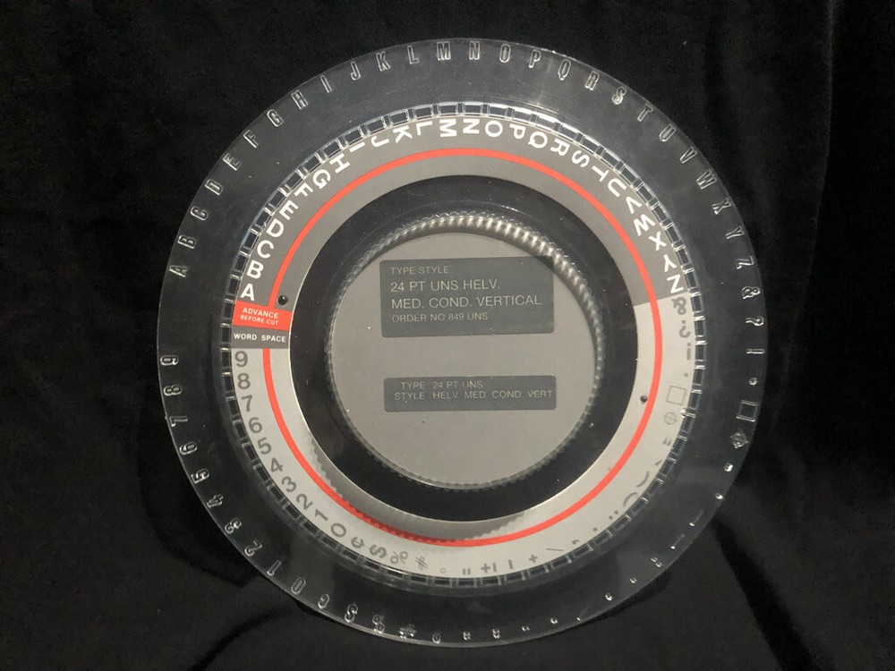 Helvetica Regular Corresponding to 24 PT. UNS