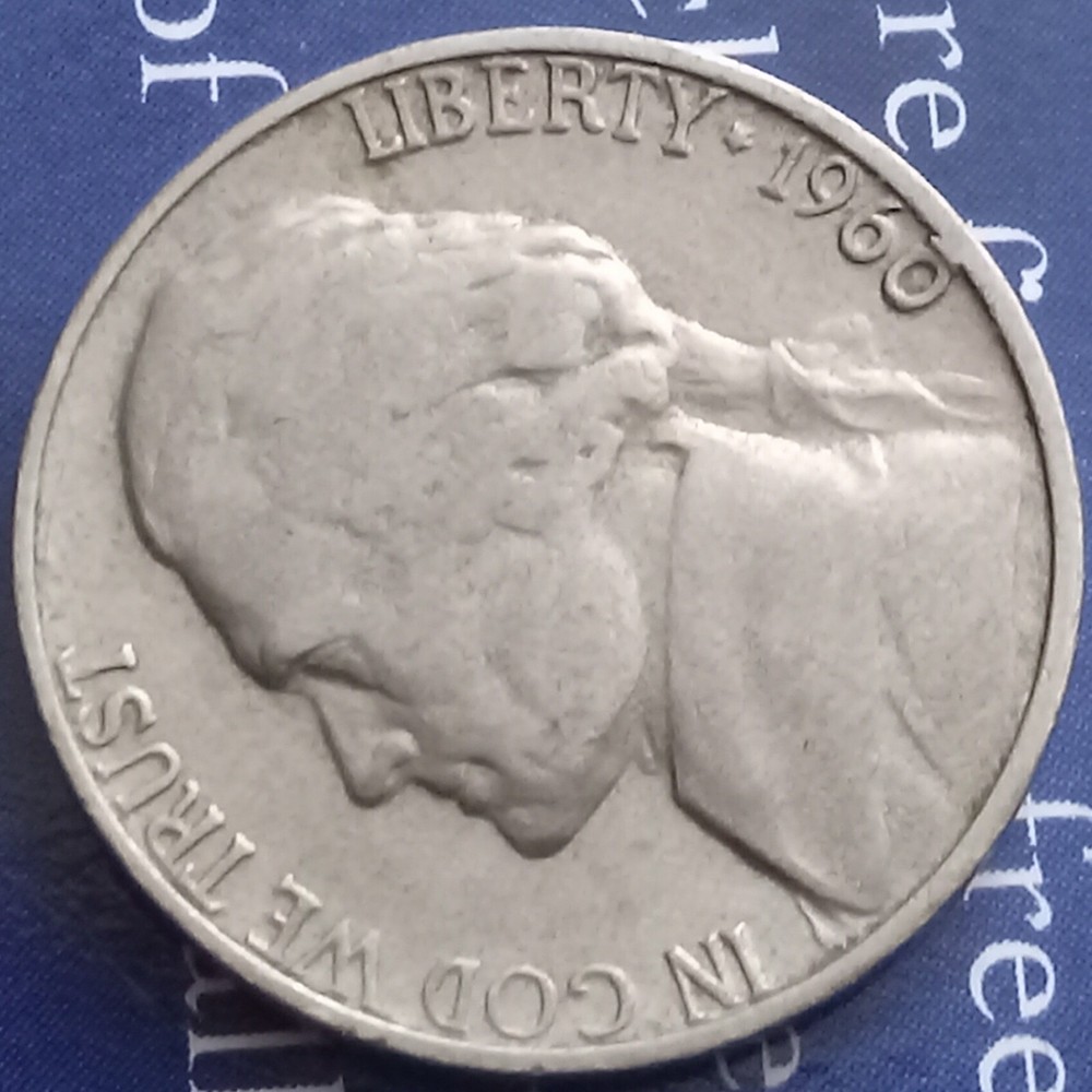 1960 US Nickel Mint Error Obverse