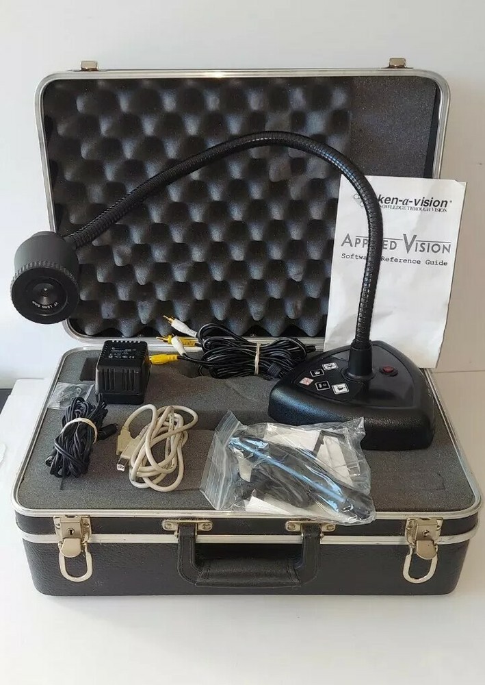 Ken A Vision Video Flex 7600 Document/Microscope Camera 8mm ☆NO Manual,Adp,Disk.