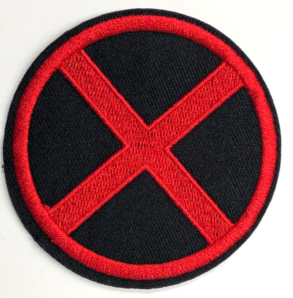 X-MEN Marvel Movie & Comic 3" - Red & Black EMBROIDERED PATCH