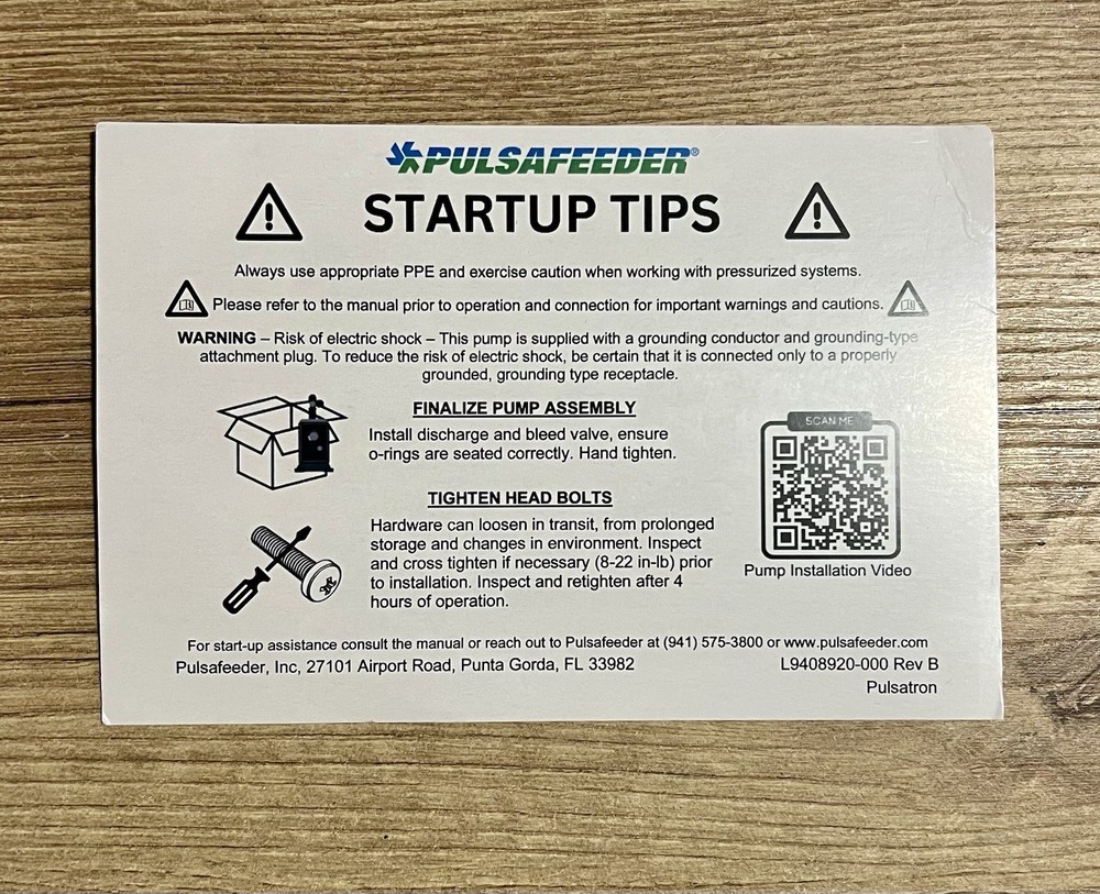 Pulsatron Electronic Metering Pump LBS3SA-PTC1-E49