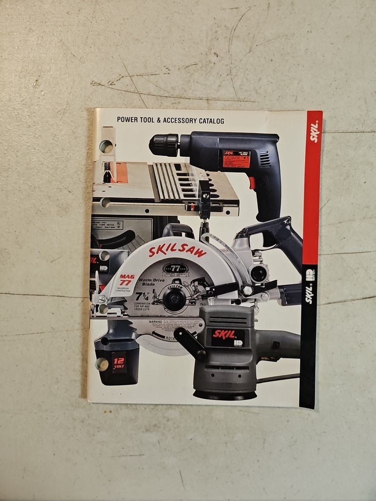 Vintage Skil Power Tool And Accessory Catalog