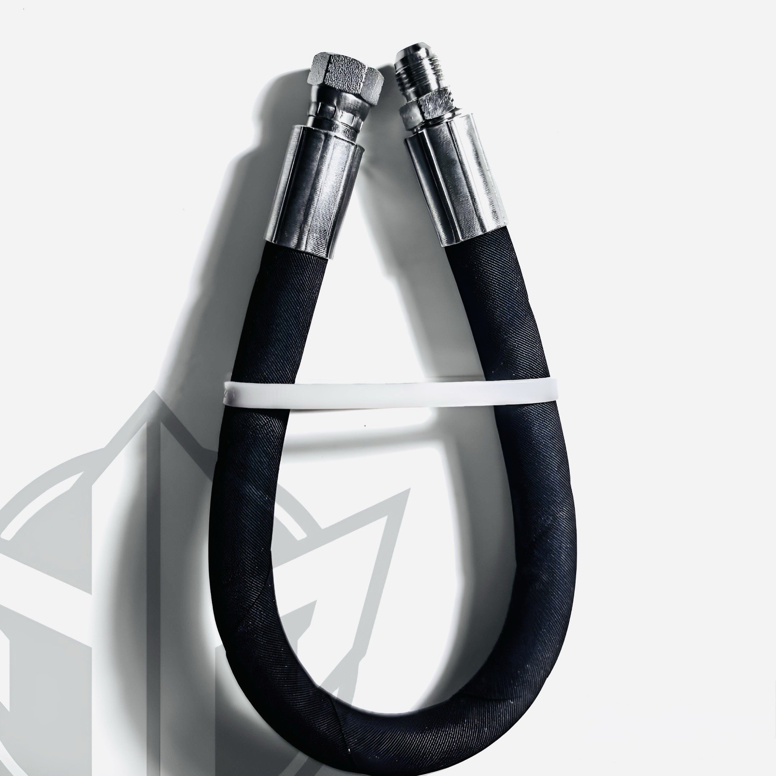 3/8" Hydraulic Hose Assembly #6 JIC Male x Female Straight Ends – 5000 PSI