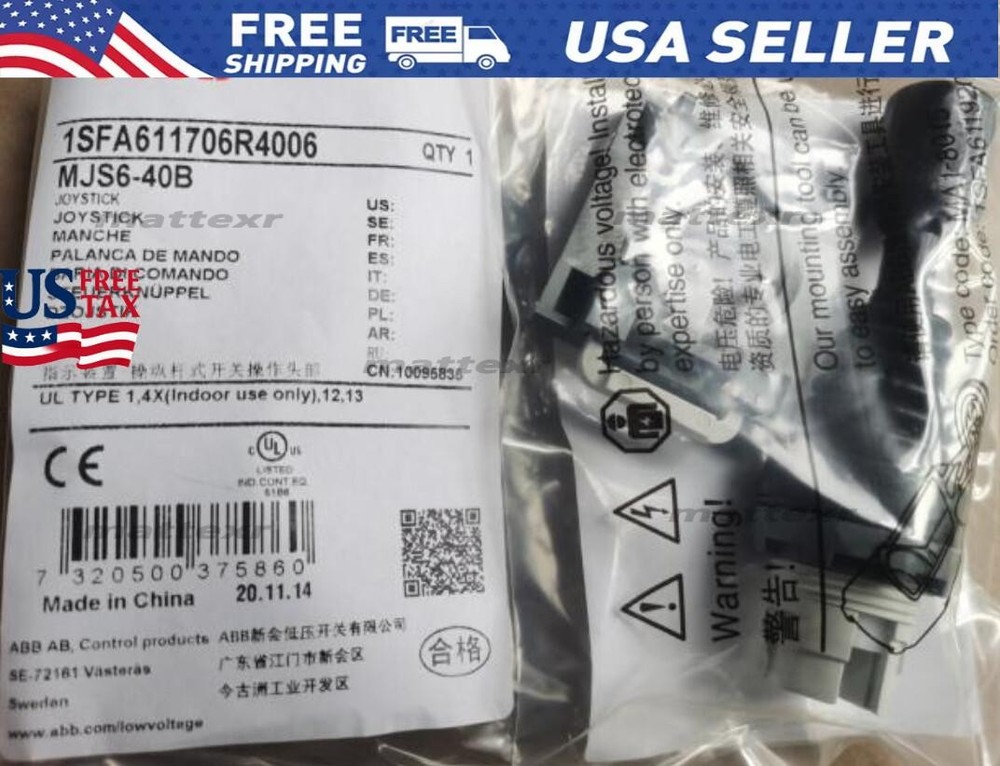 1pcs ABB Joystick Switch Handle MJS6-40B