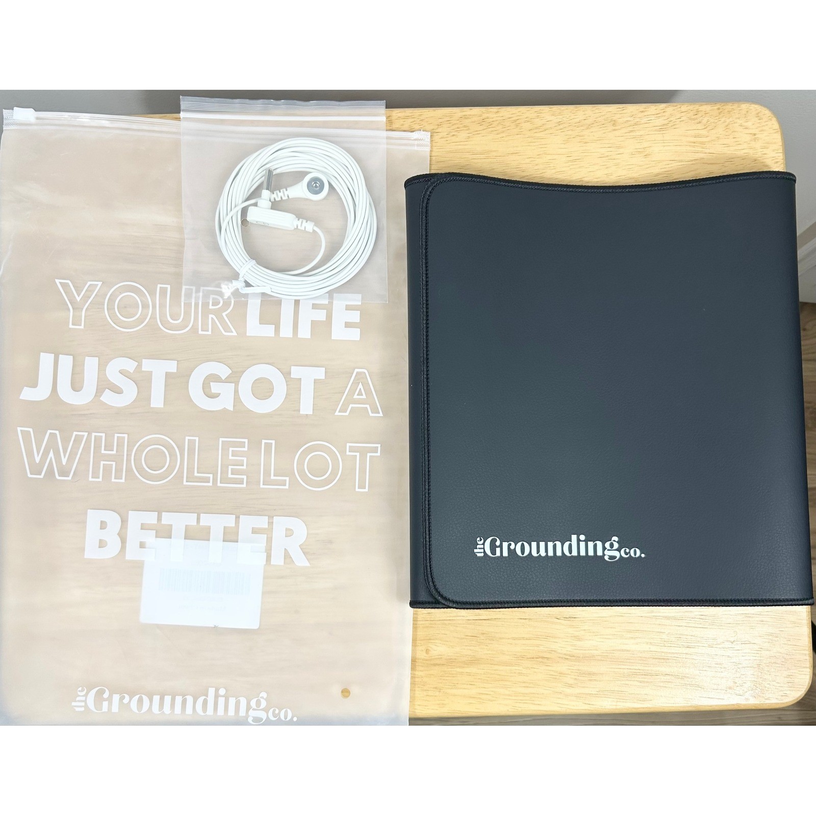 The Grounding Co Earthing Grounding Mat GM-2668 Black 26x68cm Cord Included