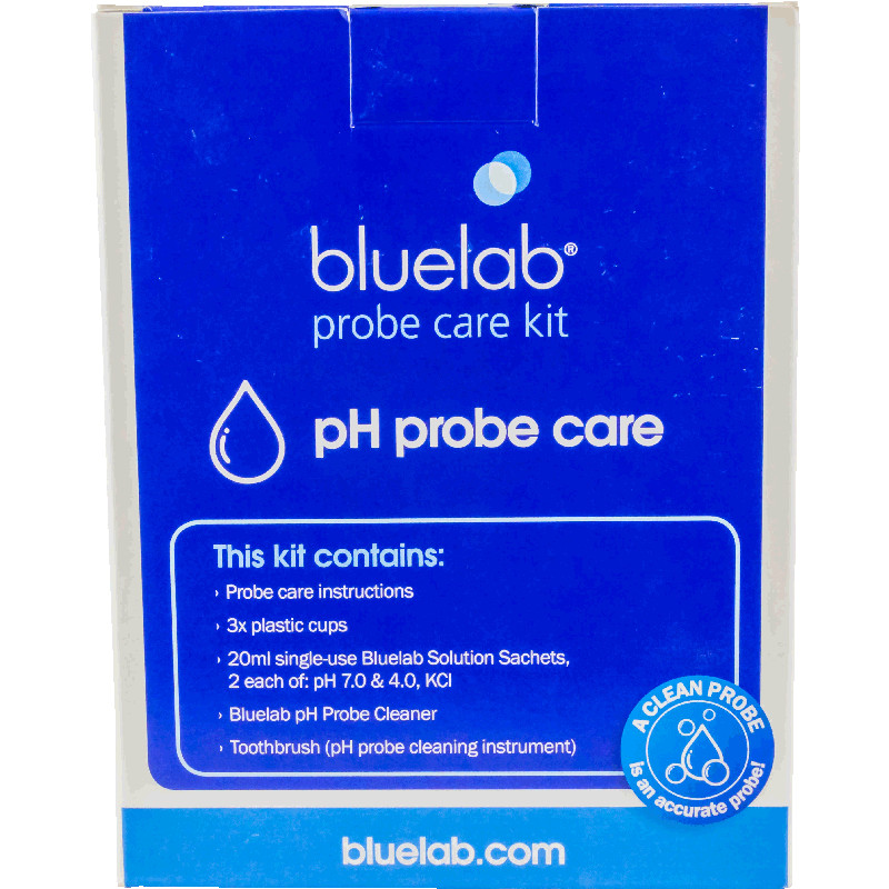 Bluelab Probe Care Kit - pH Only - cleaning calibration solution (PH 7 & 4,KCI)