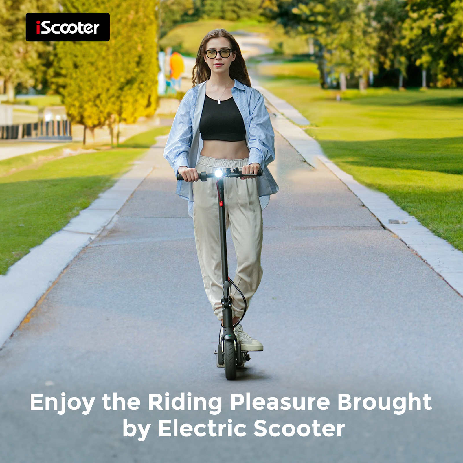 Portable Folding Electric Scooter 350W Long Range 20Km 3-Speed Modes E-Scooter