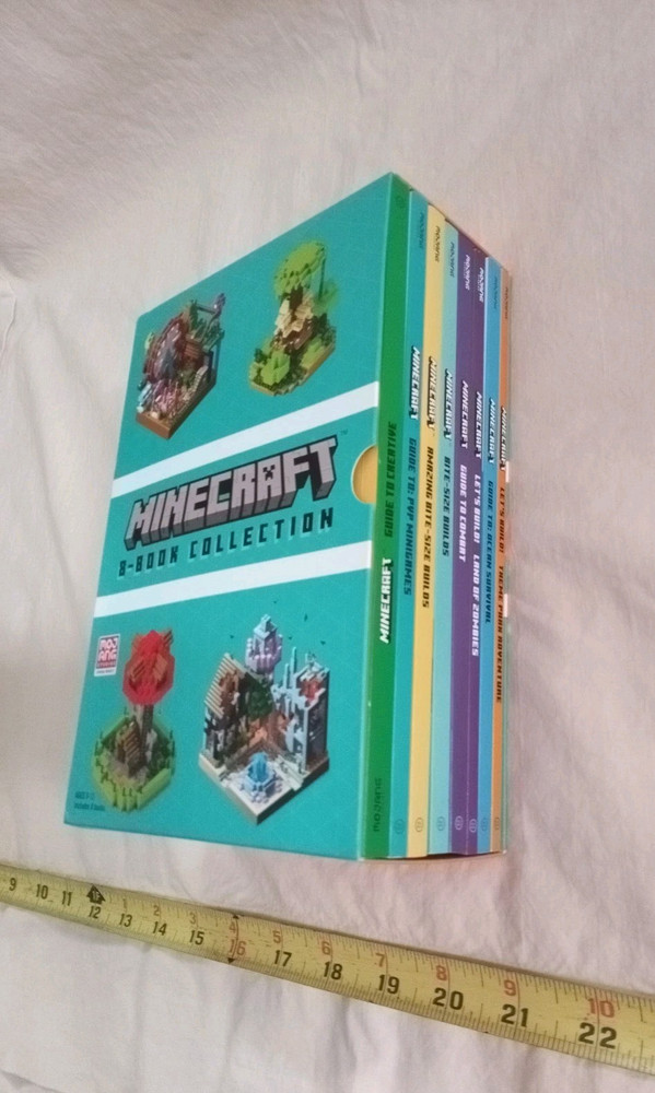 MINECRAFT 8-Book Collection Mojang Studios (Ages 8-12).