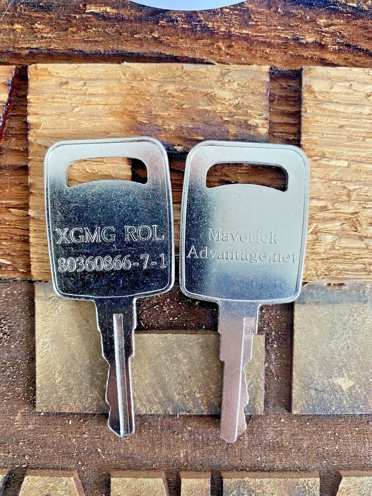 2 KEYS fits XCMG Roller Heavy Equipment