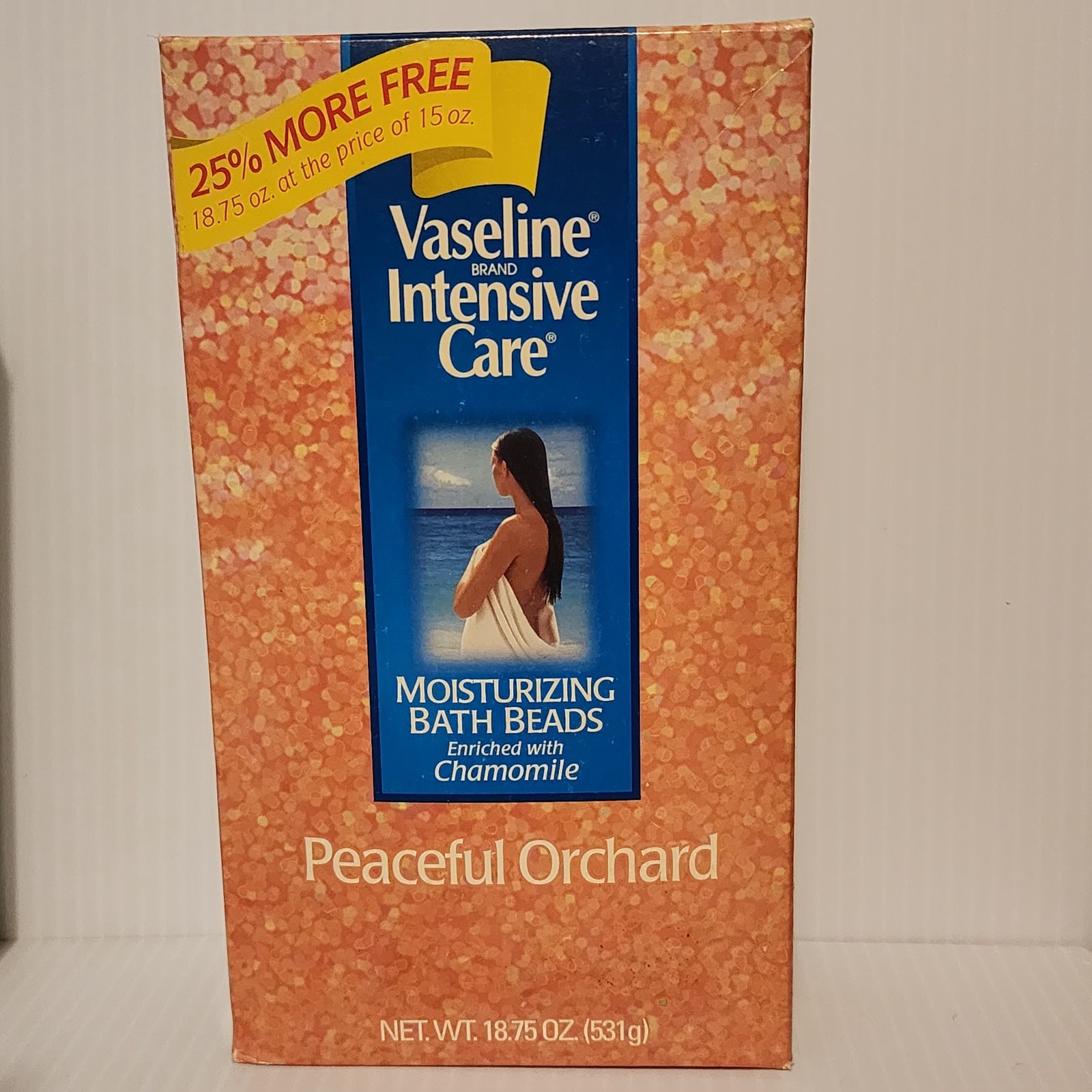 Vaseline Intensive Care Moisturizing Bath Beads PETAL GARDEN ORCHARD Lot Of 3