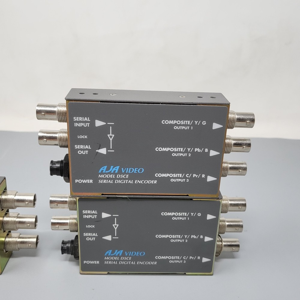 AJA D5CE Encoder + D5D Decoder SDI Composite Video Converter Lot