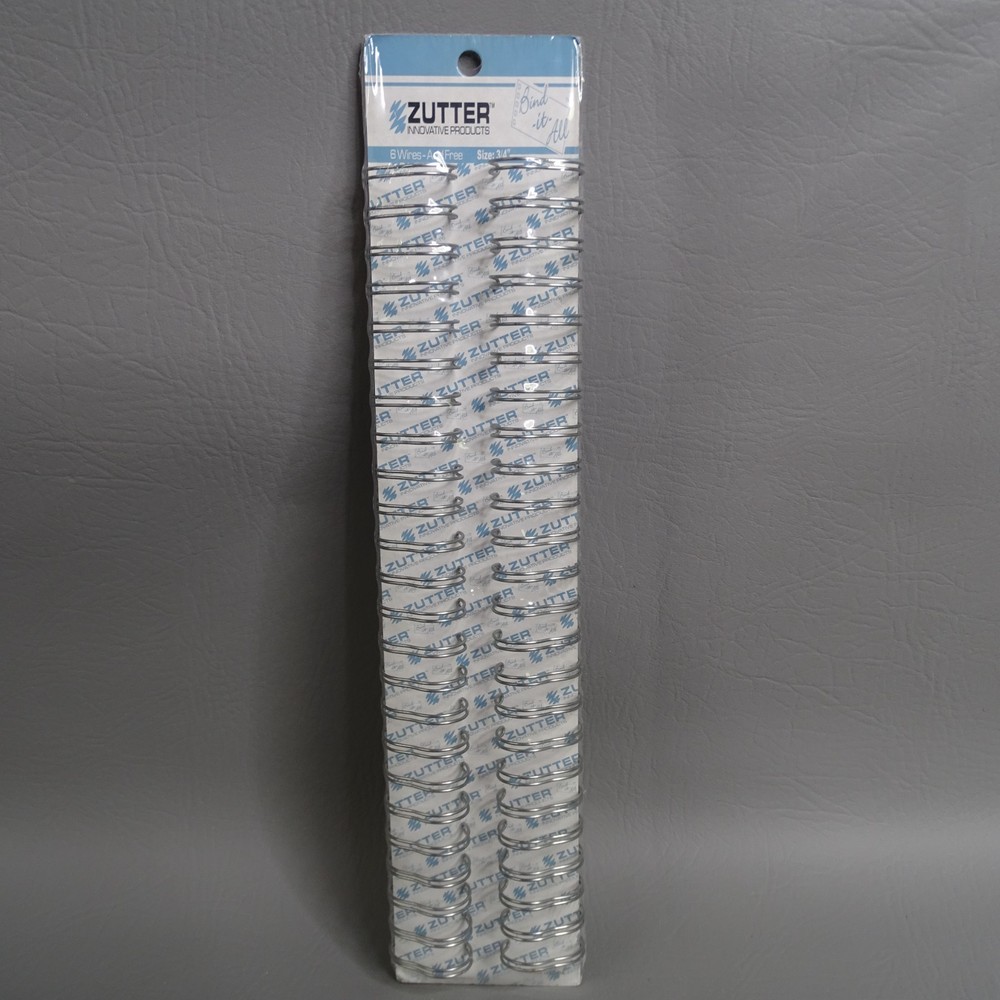 Zutter Bind-it-All Binding Wire Combs Black Silver Red White 1/2" 3/4" 1"
