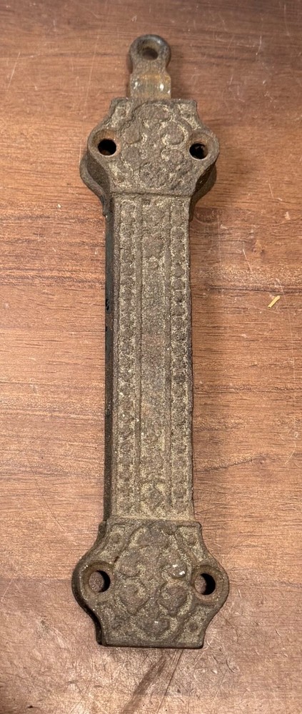 Antique Cast Iron Pull Chain Door  Lock