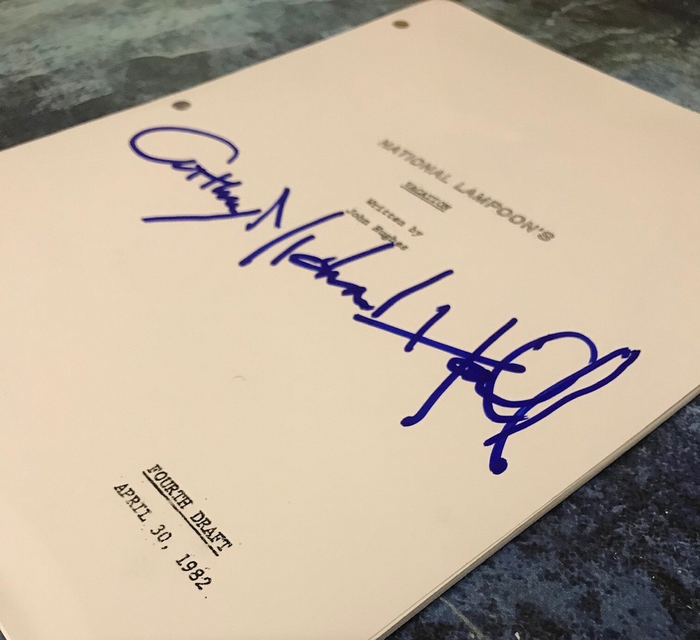 GFA Vacation Rusty Griswold * ANTHONY MICHAEL HALL * Signed Movie Script COA