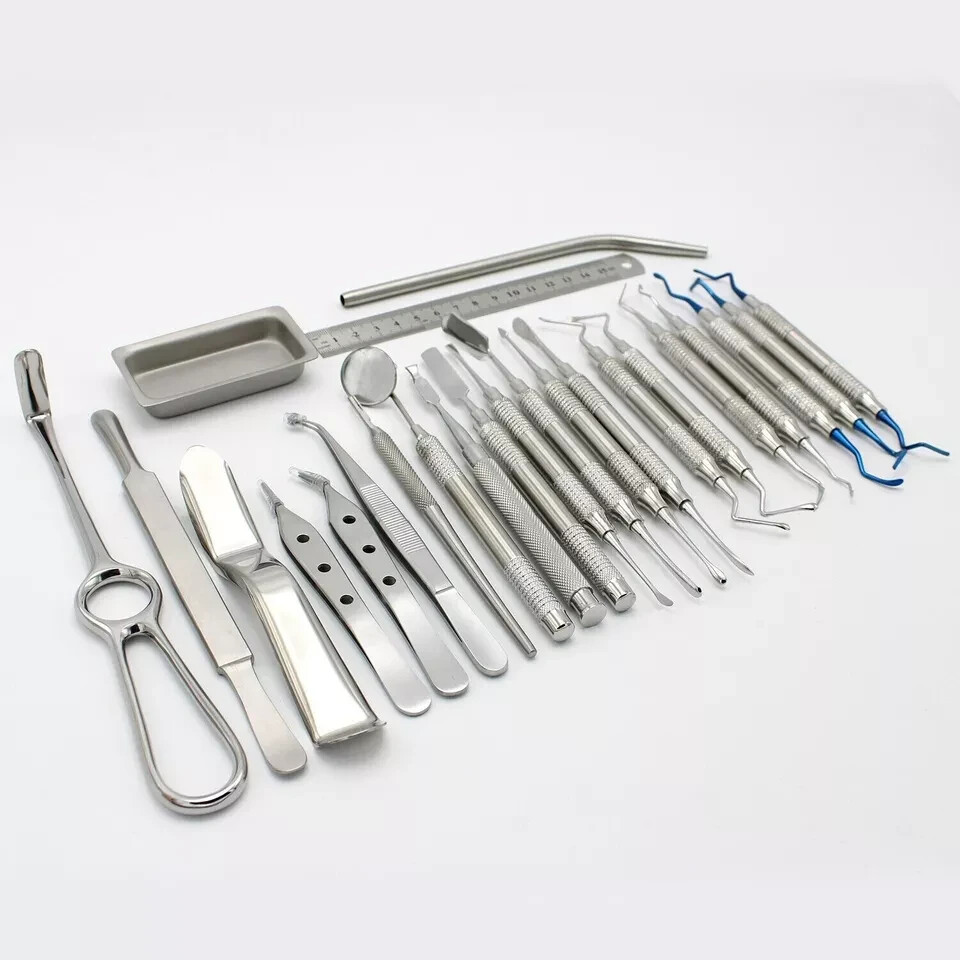Periodontal Instruments Kit Dental Implants Surgical Orthodontics 33 PCS