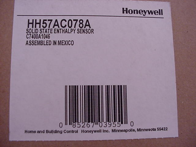 Honeywell HH57AC078A Solid State Enthalpy Sensor Ships on the Same Day