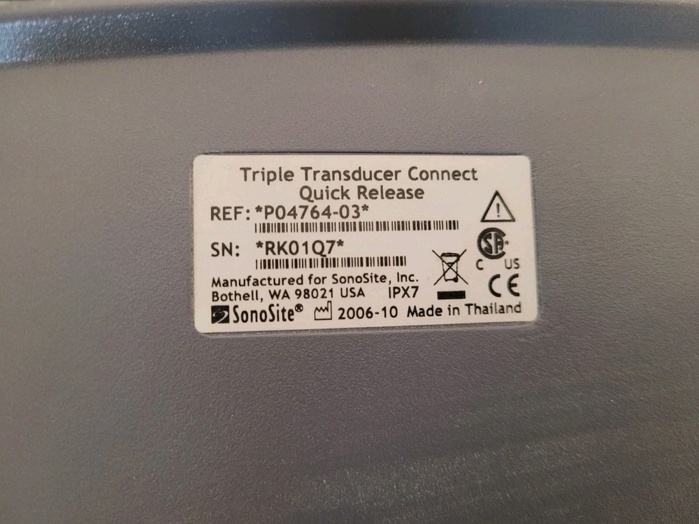 Sonosite P04764-03 Triple Transducer Connect Quick Release