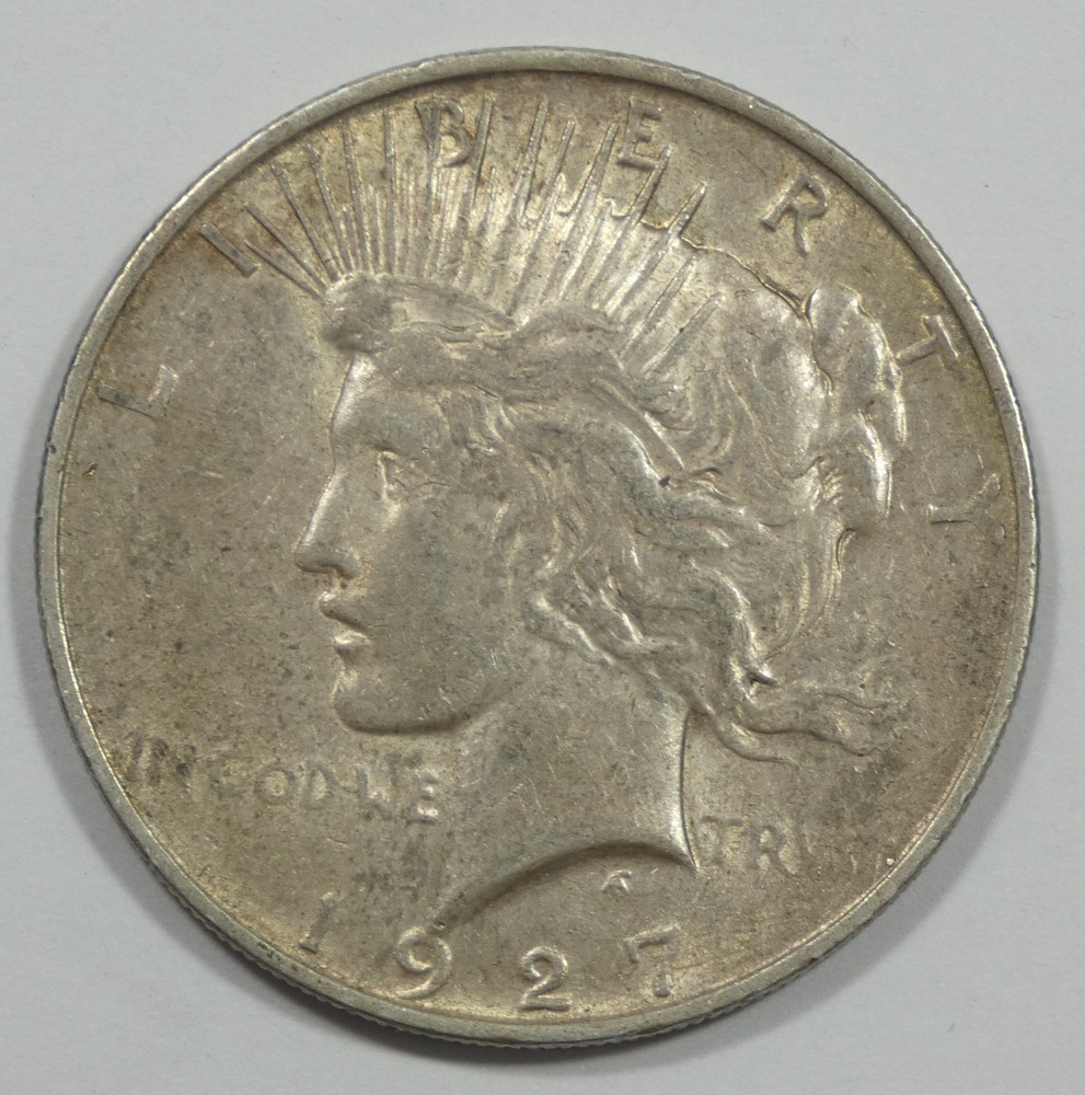 1927-D Peace Dollar EXTRA FINE Silver Dollar