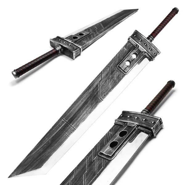 57” Final Fantasy Cloud's Buster Sword Cosplay Costume Prop Collectible Anime