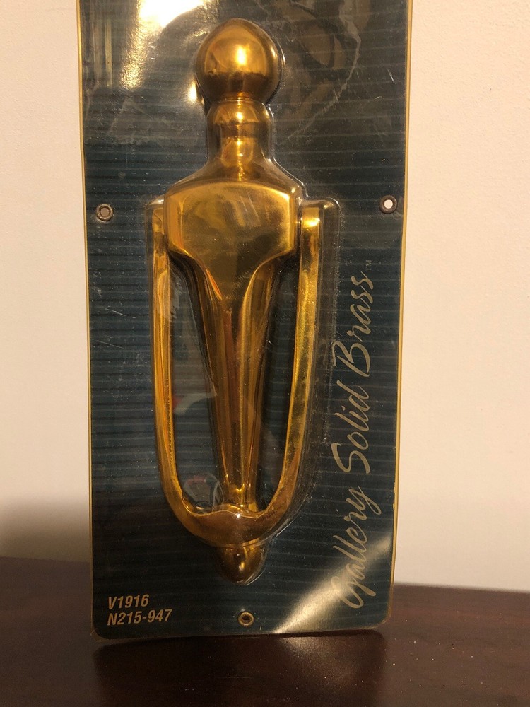 6 1/2” Solid brass door knocker N215-947