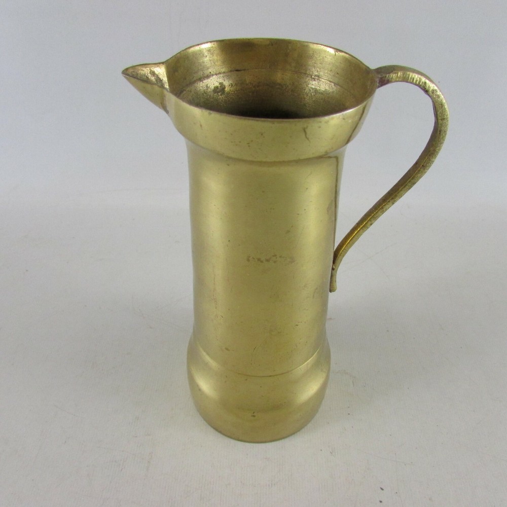 VINTAGE  BRASS vase pitcher