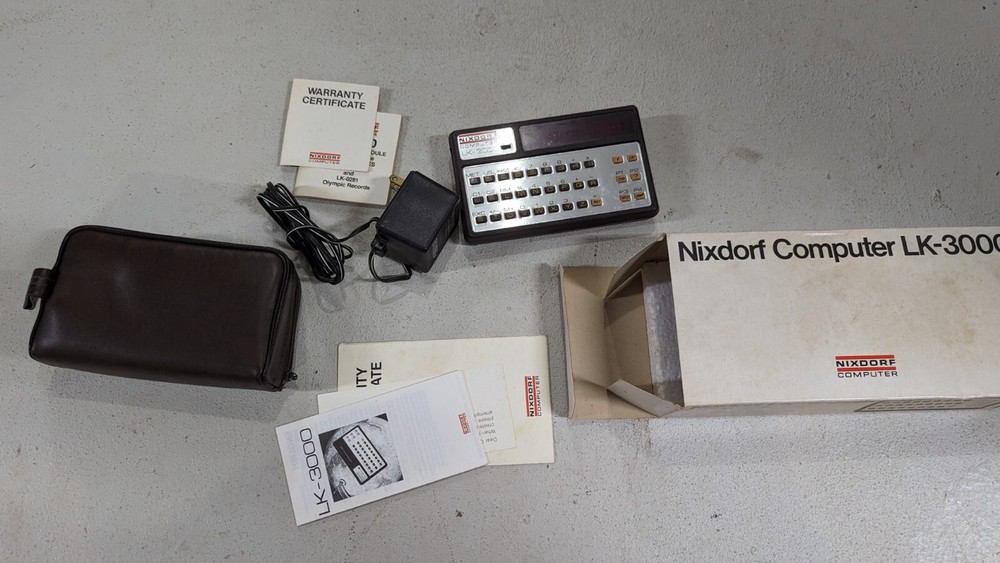 Vintage Nixdorf # LK-3000 Computer In Original Box
