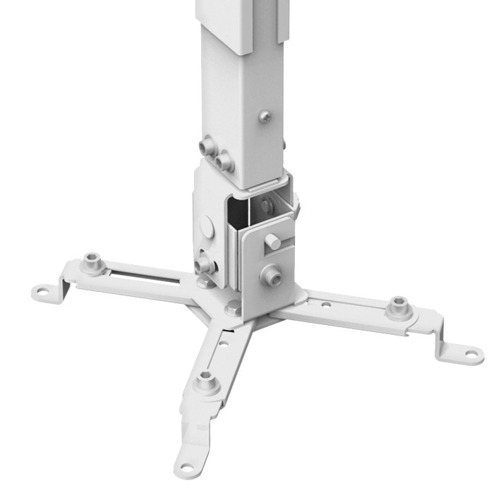 Universal Extendable Tilt DLP LCD Ceiling Projector Mount Bracket 44 lbs - White