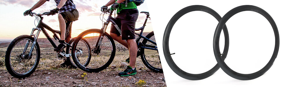 4pcs Bike/Bicycle Inner Tube 26" x 2.125"/2.35"/2.40" Schrader Valve Tire Levers