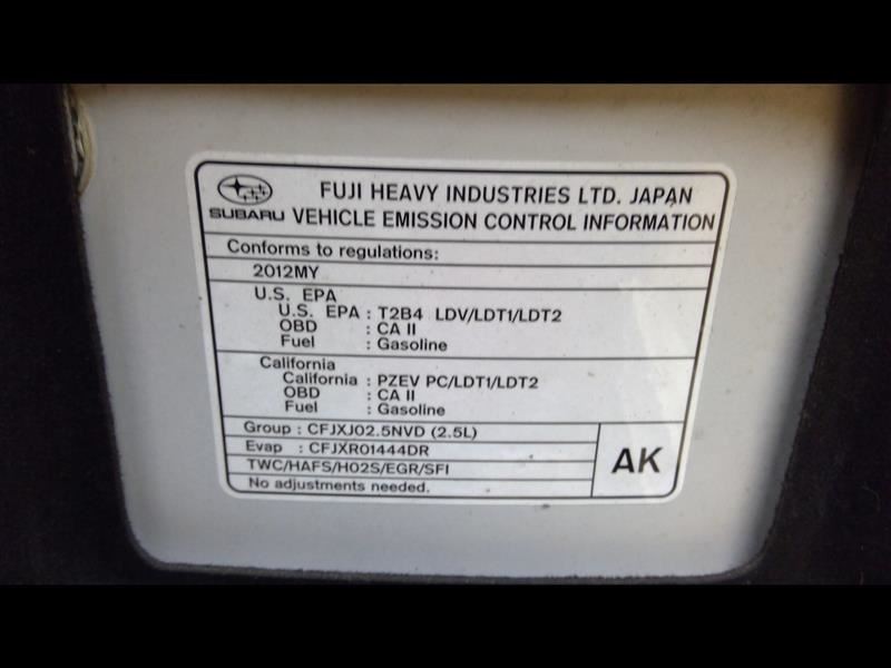 LEGACY 2012 Glove Box 389554