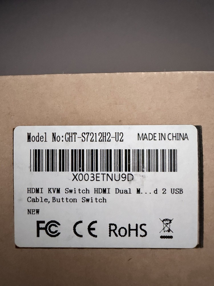 Greathtek USB 2.0 KVM Switch 2 port