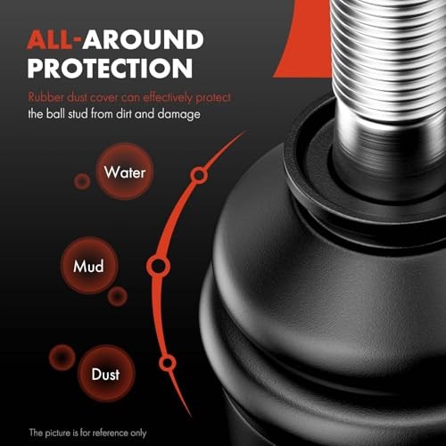 Set of 4, Front Upper & Lower Ball Joint Kit, Compatible with Honda Accord