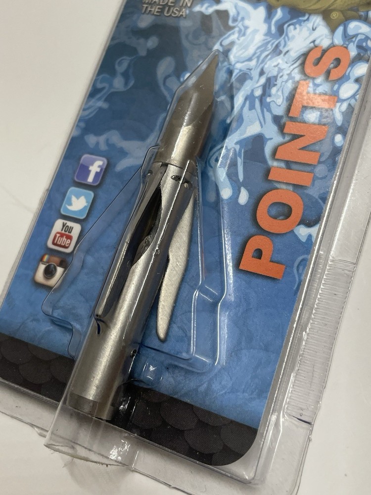 AMS Bowfishing 3 Barb Grapple Point Single Pack