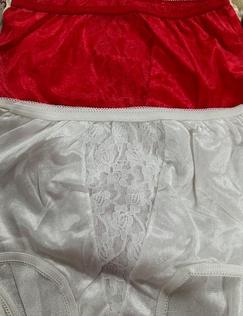 12 Pairs (1 dz) Famous Maker 100% NYLON Briefs SEXY LACE insert Sz 5 6 7 UNISEX