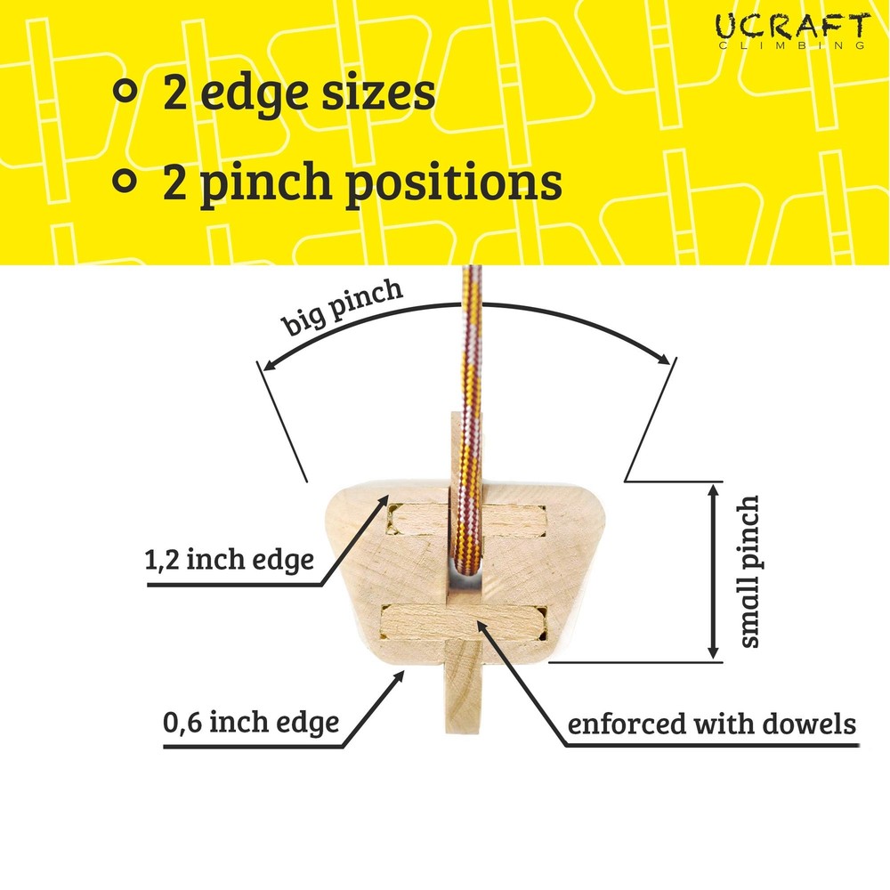 Pocket-Sized Climbing Fingerboard