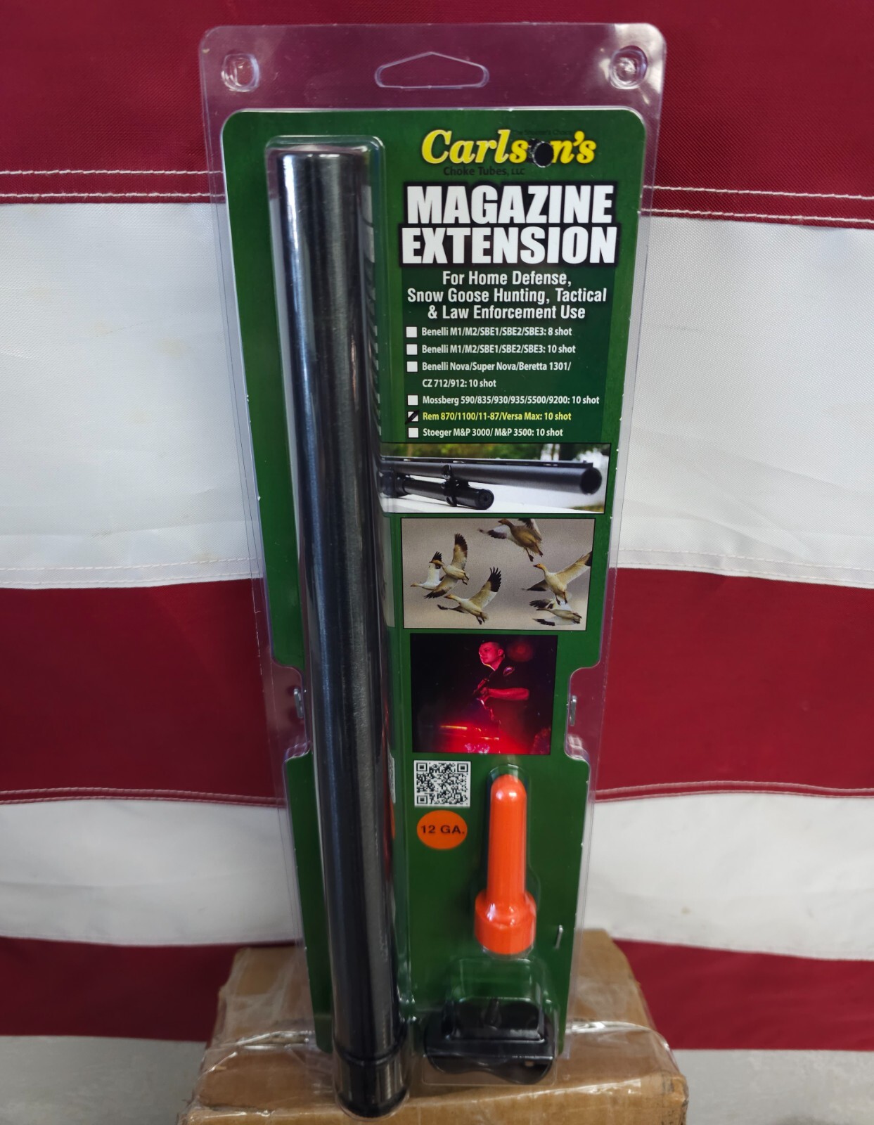 Carlson's Remington 870 1100 1187 12 Ga 10 Shot Magazine Tube Extension - #04504