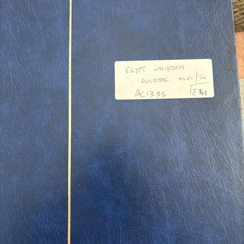 Egypt’ Unchecked Stockbook Mint BC1335